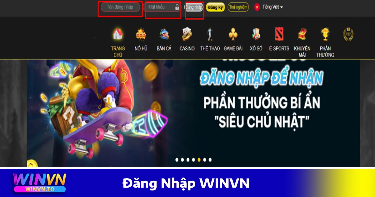 Đăng Nhập WinVN – Truy Cập Nhanh, Bảo Mật, Không Bị Khóa Tài Khoản 2 Cách đăng nhập nhanh chóng & an toàn