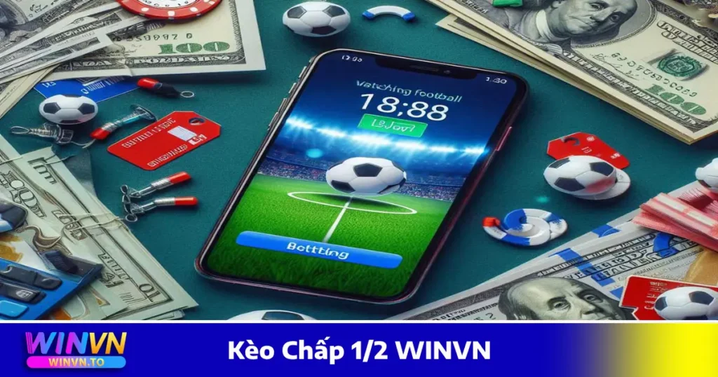 Kèo Chấp 1/2 WINVN - Cách Đọc Kèo Và Chiến Lược Cá Cược 1 Khi đội cửa dưới thắng – Ăn toàn bộ tiền cược